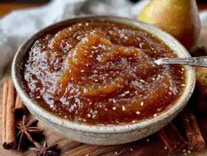 small batch spiced pear butter - featured image