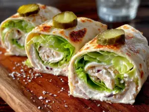 turkey pinwheel pickle wraps - featured image